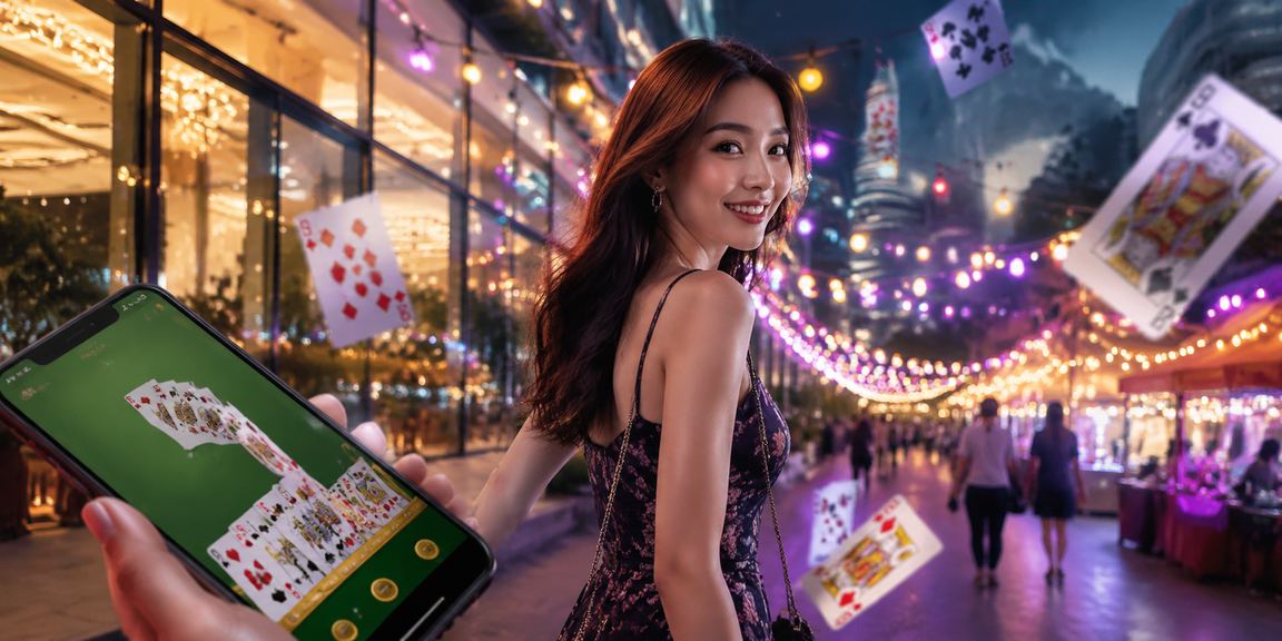 Suasana permainan rummy gaya Genting Highlands di 3cat